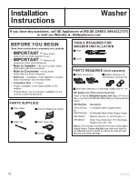 Preview for 42 page of GE ETW485 Owner'S Manual