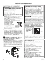 Preview for 46 page of GE ETW485 Owner'S Manual