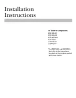 GE GCG1700II Installation Manualdisposers & Compactors preview