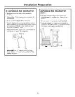 Preview for 6 page of GE GCG1700II Installation Manualdisposers & Compactors