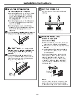 Preview for 21 page of GE GDL22KCWSS Owner'S Manual And Installation Instructions