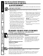 Preview for 48 page of GE GDL22KCWSS Owner'S Manual And Installation Instructions