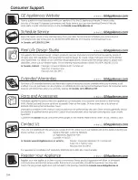 Preview for 144 page of GE GFDR480 Owner'S Manual & Installation Instructions