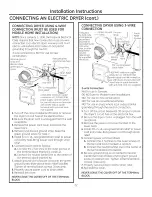 Предварительный просмотр 22 страницы GE GFDR485 Owner'S Manual And Installation Instructions