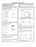 Предварительный просмотр 37 страницы GE GFDR485 Owner'S Manual And Installation Instructions