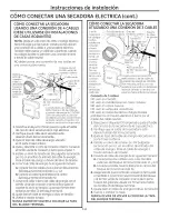 Предварительный просмотр 112 страницы GE GFDR485 Owner'S Manual And Installation Instructions