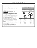 Preview for 25 page of GE GFDS375 Owner'S Manual & Installation Instructions