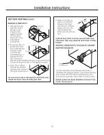 Preview for 29 page of GE GFDS375 Owner'S Manual & Installation Instructions