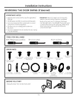 Preview for 31 page of GE GFDS375 Owner'S Manual & Installation Instructions