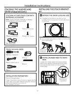 Preview for 37 page of GE GFDS375 Owner'S Manual & Installation Instructions