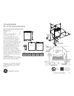 GE GLD4404RCC Dimensions And Installation Information preview