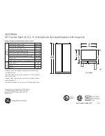 GE GSC23KSWSS Dimensions And Installation Information preview