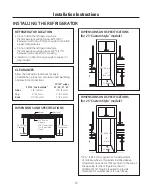 Preview for 23 page of GE GSCS3KGYSS Owner'S Manual & Installation Instructions