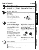 Предварительный просмотр 7 страницы GE GSD1000 series Owner'S Manual