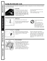 Предварительный просмотр 8 страницы GE GSD1000 series Owner'S Manual