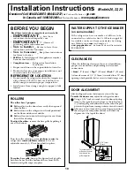 Preview for 10 page of GE GSL22JFRBS Owner'S Manual & Installation Instructions