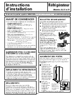 Preview for 31 page of GE GSL22JFRBS Owner'S Manual & Installation Instructions