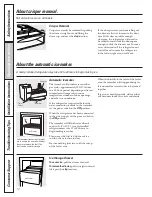 Preview for 12 page of GE GSL25XGWSS Owner'S Manual And Installation