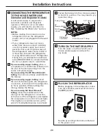 Preview for 23 page of GE GSL25XGWSS Owner'S Manual And Installation