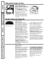 Preview for 88 page of GE GSL25XGWSS Owner'S Manual And Installation