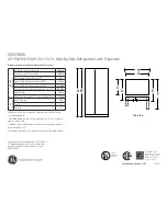 Preview for 1 page of GE GSS23KGS Dimensions And Installation Information