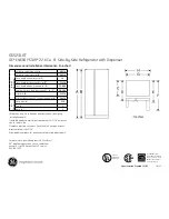 GE GSS23LGT Dimensions And Installation Information preview