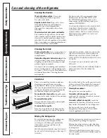 Preview for 8 page of GE GTH18ISXSS Owner'S Manual And Installation Instructions