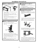 Preview for 15 page of GE GTH18ISXSS Owner'S Manual And Installation Instructions