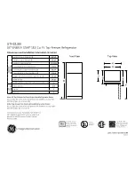 GE GTH18JBX Dimensions And Installation Information preview