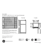 Preview for 1 page of GE GTL21KCXBS - R 21.0 Cu. Ft. Top-Freezer... Datasheet