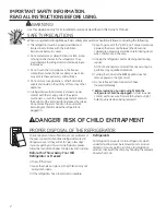 Preview for 2 page of GE GTM18GBEES Use And Care Manual