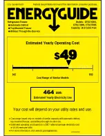 GE GTS17JBWBB - 16.6 cu. Ft. Top-Freezer... Energy Manual preview