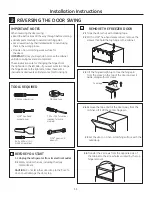 Preview for 11 page of GE GTZ18GCESS Owner'S Manual & Installation Instructions