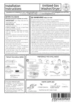 Preview for 1 page of GE GUD27GSSJ1WW Installation Instructions Manual