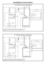 Preview for 3 page of GE GUD27GSSJ1WW Installation Instructions Manual