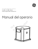 Preview for 31 page of GE HOME NERATOR SYSTEM 11000 WATT Operator'S Manual