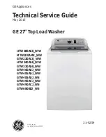 Preview for 1 page of GE HTW200ASK_WW Technical Service Manual