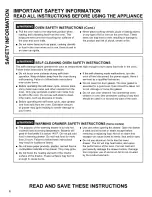 Preview for 6 page of GE JCS830 Owner'S Manual