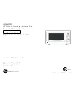 GE JES1460DSBB Dimensions And Installation Information preview