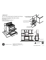 GE JGB850SEFSS Dimensions And Installation Information preview