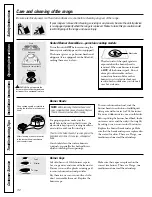 Preview for 32 page of GE JGB910  and Owner'S Manual And Installation Instructions