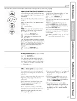 Preview for 23 page of GE JGBP30 Owner'S Manual & Installation Instructions