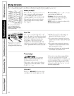 Preview for 12 page of GE JGBP35 Owner'S Manual & Installation Instructions