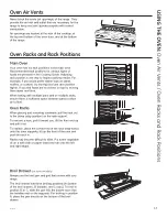 Предварительный просмотр 13 страницы GE JGBS14PCFWW Owner'S Manual