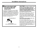 Preview for 9 page of GE JGP932 Installation Instructions Manual