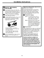 Preview for 15 page of GE JGP932 Installation Instructions Manual