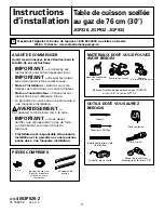 Preview for 17 page of GE JGP932 Installation Instructions Manual