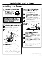 Предварительный просмотр 11 страницы GE JS905 Installation Instructions Manual