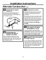 Предварительный просмотр 16 страницы GE JS905 Installation Instructions Manual