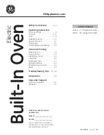 Preview for 1 page of GE JTS10SPSS Owner'S Manual